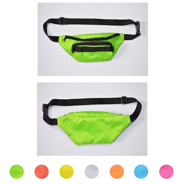 Sublimation  Double  Front Pocket Waist Bag
