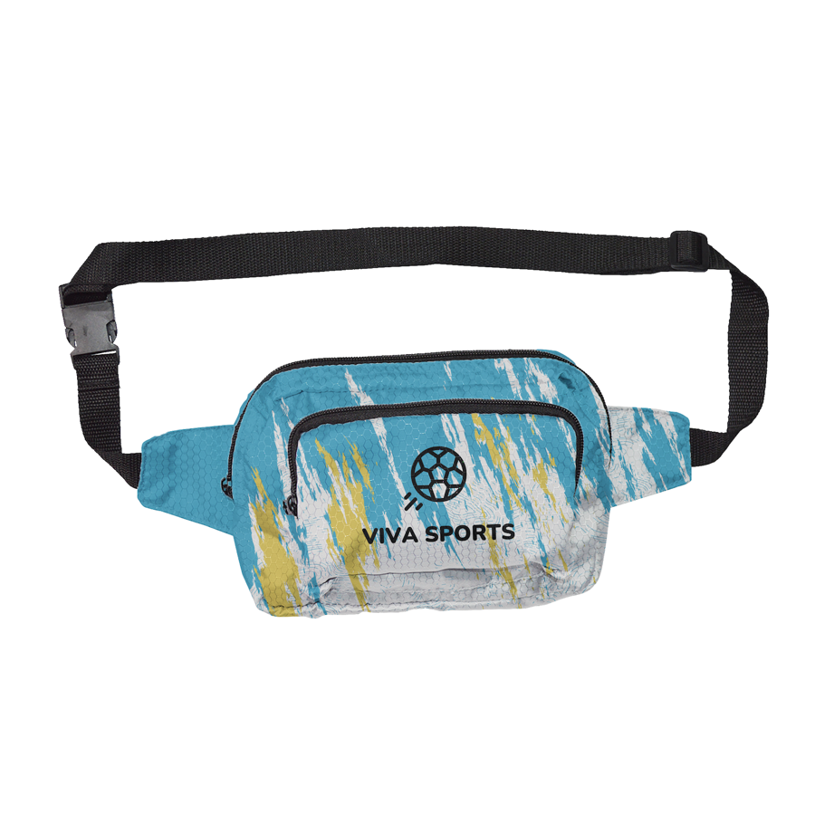 Sublimation Rectangular Fanny Pack w/ 2 Pockets 8.5x3.5x5.5 in