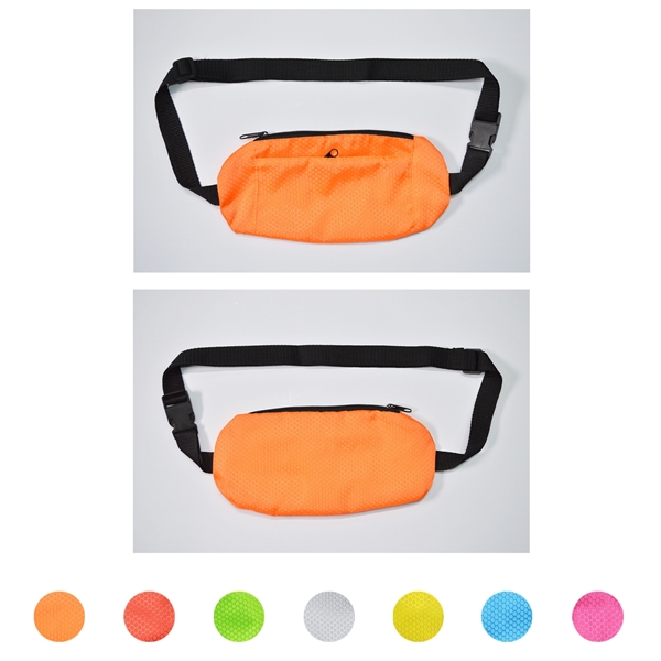 Screen Print Double Front  Pocket Waist Bag 2