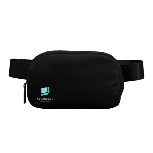 RPET Simply Styled Polyester Waist Bag w/ Custom Logo