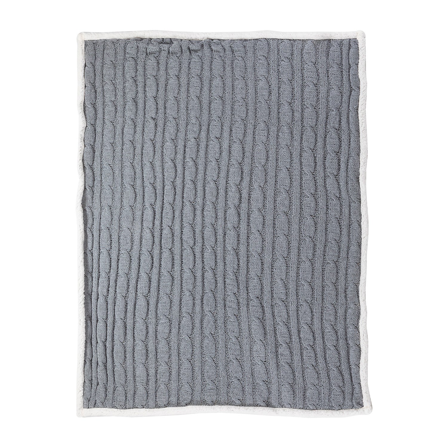 Cable Knit Chenille Throw 11