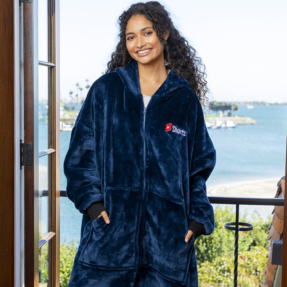 HZIP01 Oversized Lounge Zip Up Hoodie Product Detail