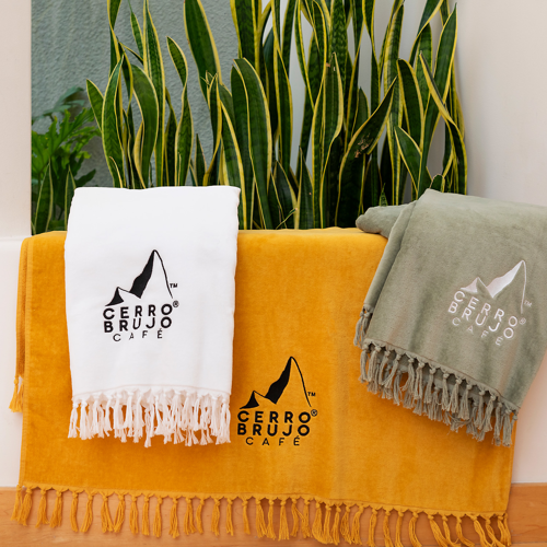 BVR001 Fringe Recycled Cotton Terry Velour Beach Towel