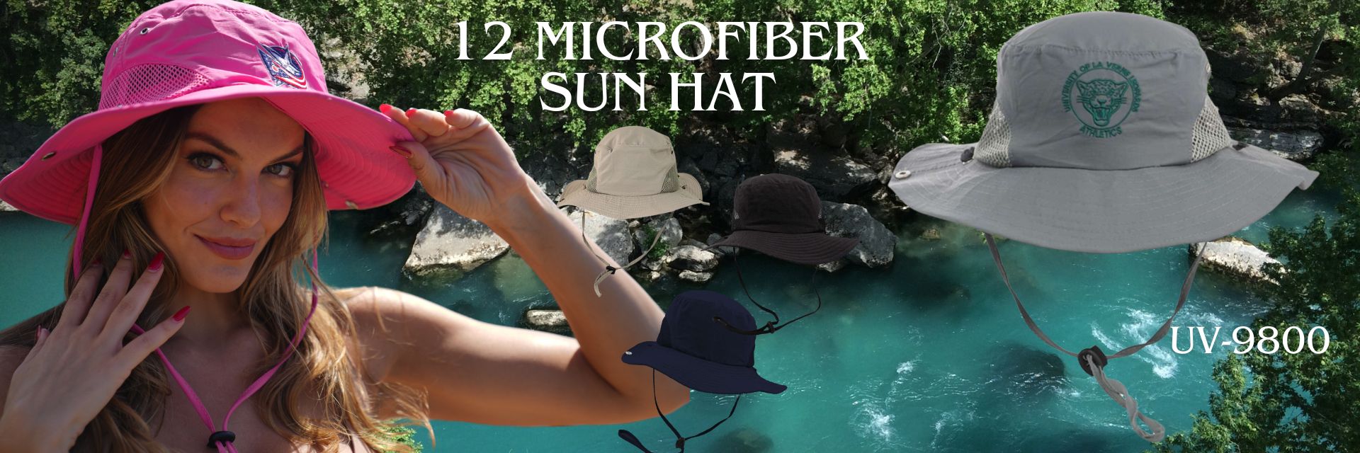 UV-9800 Microfiber Sun Hat