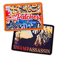 Sublimated Patches