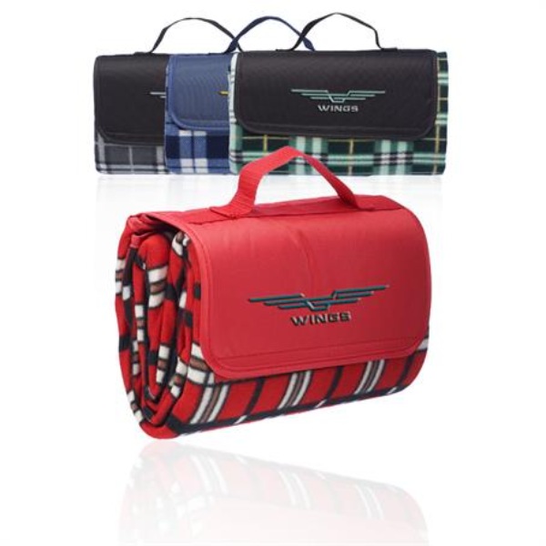Brookhaven Roll Up Picnic Blankets w/ Custom Logo