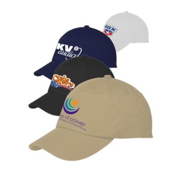 Solid Color Baseball Caps w/ Custom Embroidery