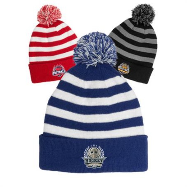 Custom Embroidered Ouray Two Tone Rib Knit Beanies
