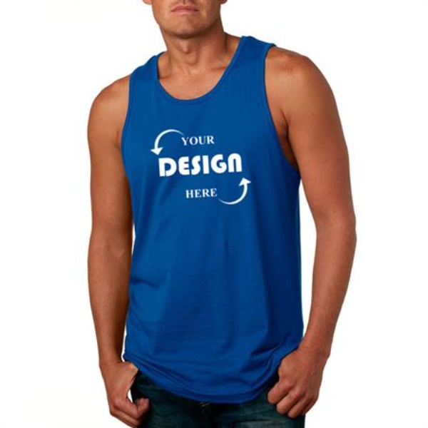 Next Level Mens Jersey Tank Tops w/ Custom Imprint