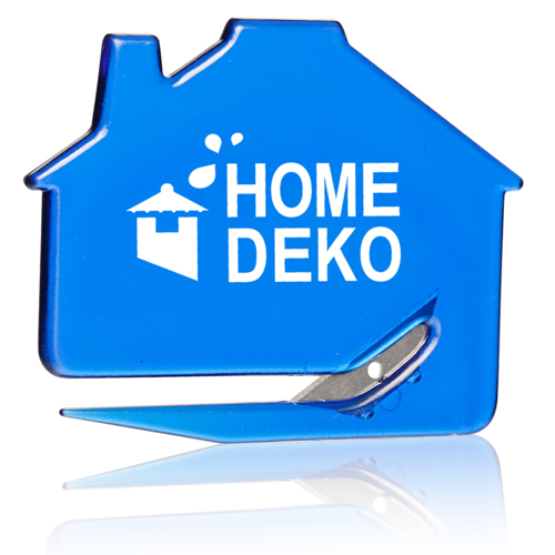 Custom House-Shaped Letter Openers with Logo