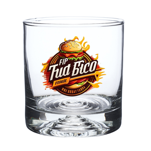 9.5 oz. Fashioned Glasses W/ Custom Print