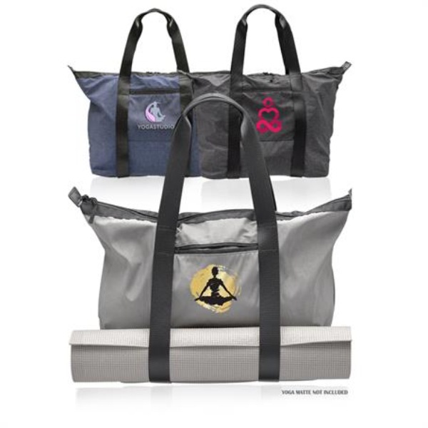 Serenity Tote Bags with Yoga Mat Insert and Front pocket