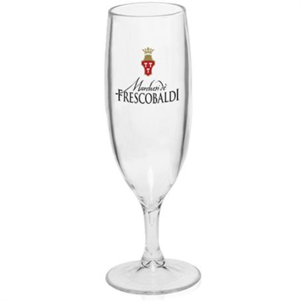 6.7 oz. Premium Plastic Flute Glasses