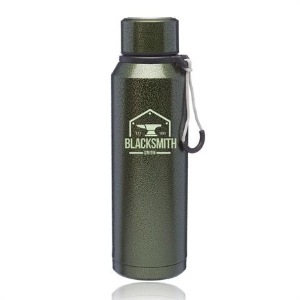 20 Oz. Jeita Vacuum Double Wall Custom Water Bottle with Strap