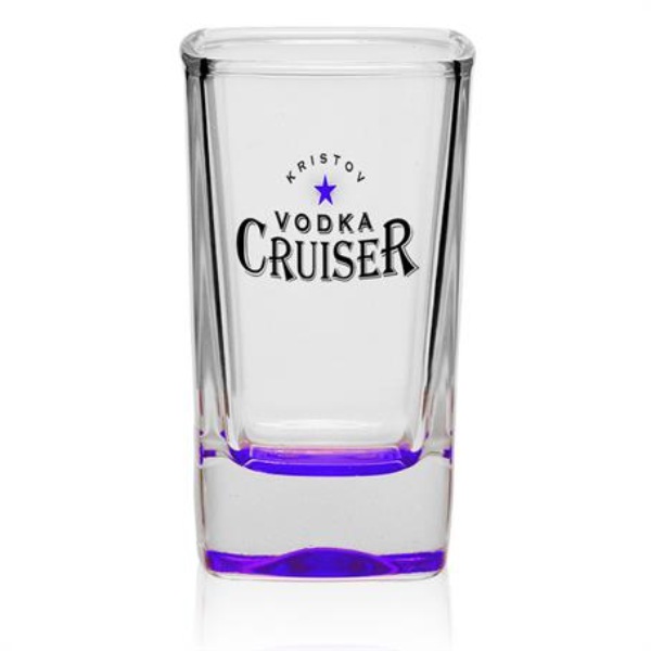 3 oz. ARC Square Dessert Modern Glasses