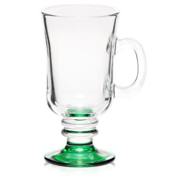 8.5 oz. Libbey Irish Clear and Fully Customized Coffee Mugs