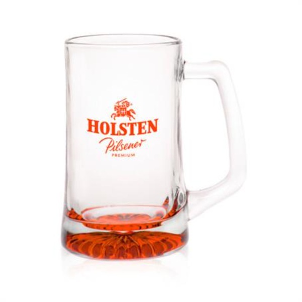 Custom 25 oz. ARC Glass Mugs with Thick Protruding Base