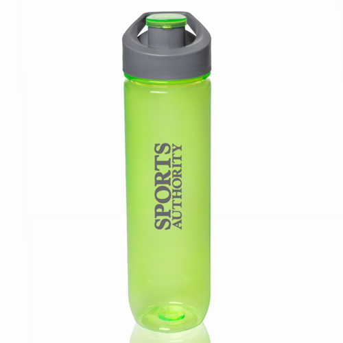 28 oz. Clear Tritan Plastic Custom Sports Bottles with Flip Lid