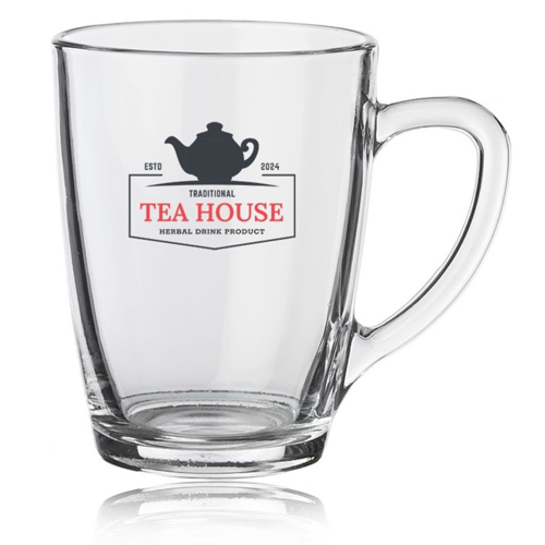 10 oz. Nadir Tarsila Glass Customizable Coffee Mugs