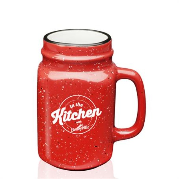 10 Oz Speckle Gradient Custom Ceramic Mug