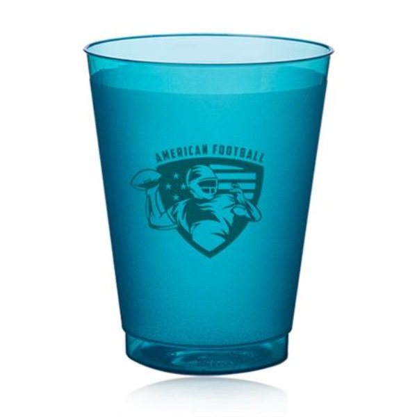 16 oz. Plastic Frost Flex Frosted Custom Stadium Cups