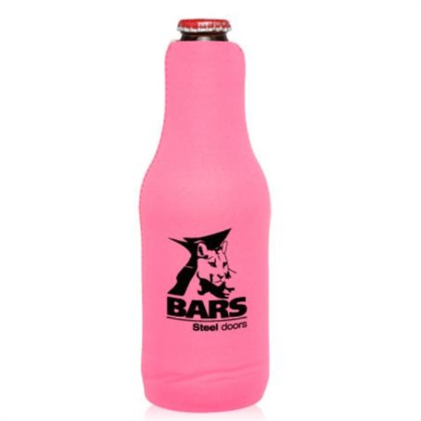 Neoprene Zippered Custom Coolies for Bottle