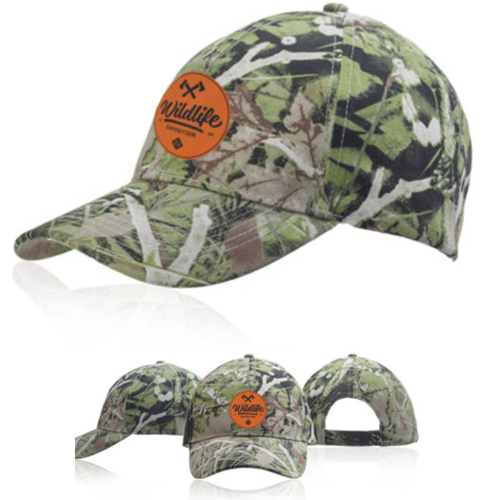 Camouflage Brushed Cotton Caps w/ Custom Logo