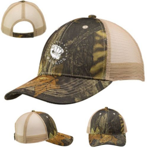 Woodland Camo Mesh Trucker Hats w/ Custom Logo