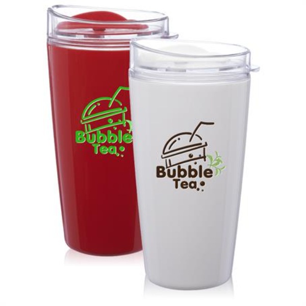 16 oz. Verano Plastic Coffee Tumblers w/ Custom Imprint