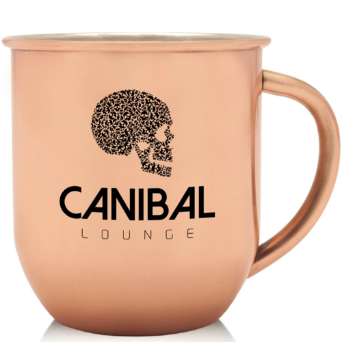16 oz Custom Stainless Steel Copper Coated Mule Mugs