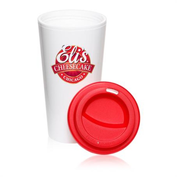 16 oz. 2GoCup Double wall Custom Plastic Tumblers