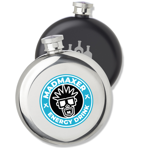 5oz. Round Shaped Portable Hip Flask