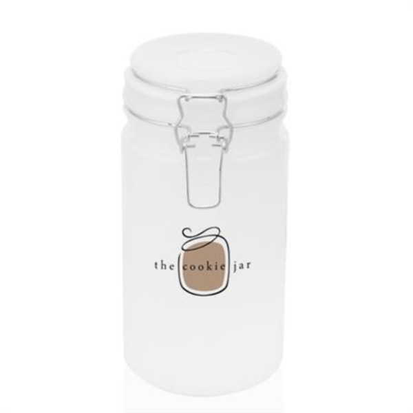 34 oz. Boswell Frosted Glass Storage Jars