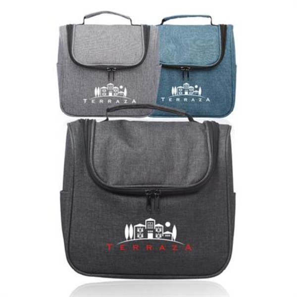 Heathered Road Trip Toiletry Bags