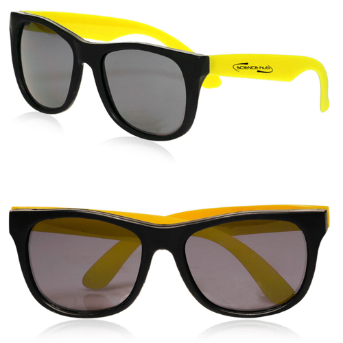 Plastic Two Tone Sunglasse w/ Custom Logo