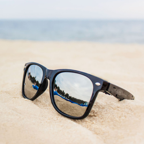 Durable Plastic Frame Tahiti Sunglass w/ Custom Logo