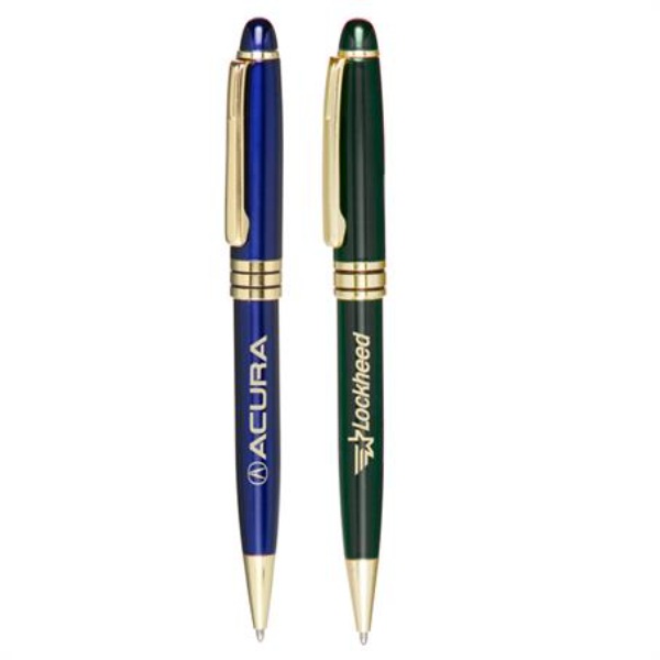 Ultra Executive Pens Shiny Gold Accents