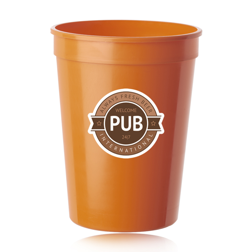 12 Oz Plastic Sports Cups w/ Custom Imprint