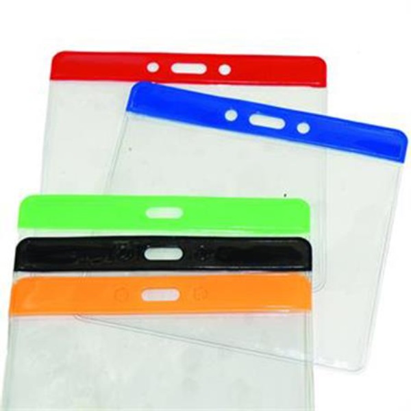 3"H X 4"W Custom Color Coded Badge Holder