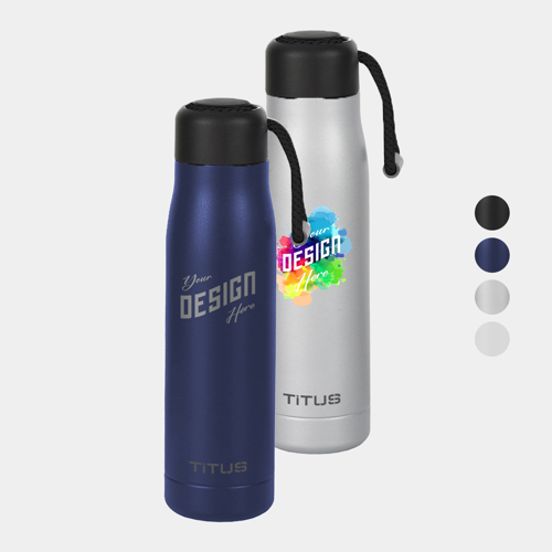 Premium 17 oz TiTUS® Stainless Steel Insulated Sports Custom Water Bottle