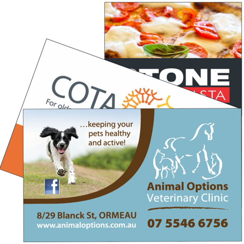 USA Made 20mm 3.5" x 2" Business Card Magnet - Die cut Full Color