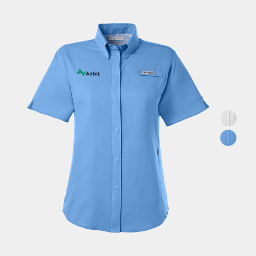 Columbia Ladies' Tamiami™ Short-Sleeve Shirt w/ Custom Logo