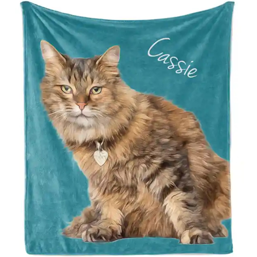 30”x 40” Plush Silk Touch Custom Sublimation Blanket 300 GSM