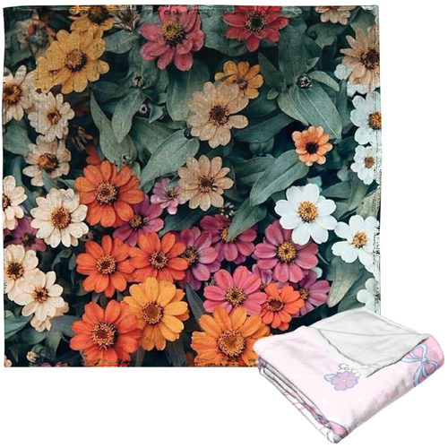 50"x 60" Plush Silk Touch Custom Sublimation Blanket 300 GSM