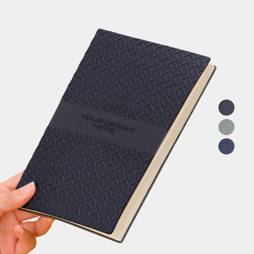 TiTUS® Sahara PU Leather A5 Business Notebook w/ Bookmark