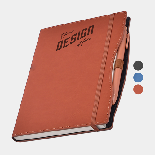 TiTUS® Executive Companion A5 Notebook w/ Pen & Elastic Band Closure