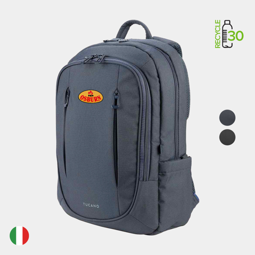TUCANO® - Italy BINARIO Recycled Anti-Gravity System Business Backpack w/ Custom Logo