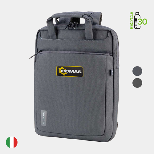 TUCANO® - Italy WORK OUT 4 Recycled Modern Business Slim Backpack w/ Custom Logo