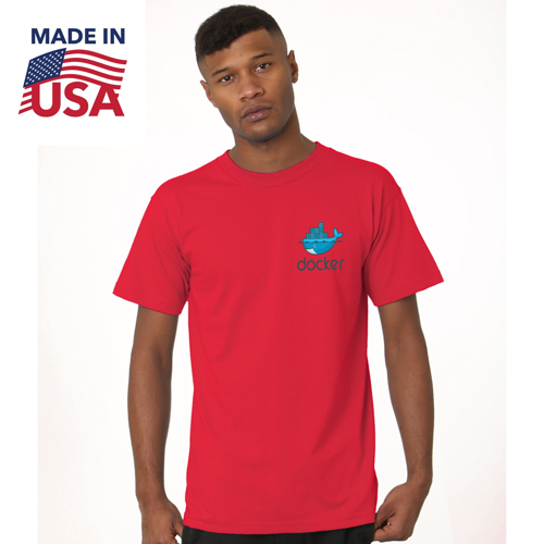 Custom Printed USA-Made Midweight Unisex Crew Tee