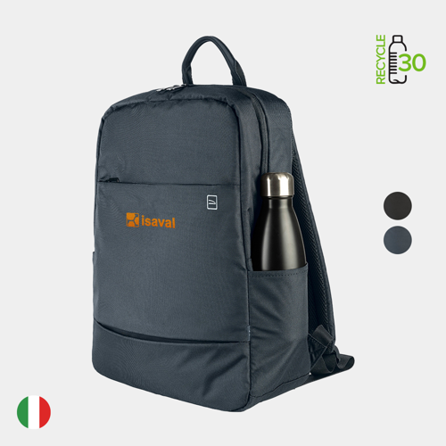 Tucano® - Italy GLOBAL Recycled Military Style Executive Business Backpack w/ Custom Logo
